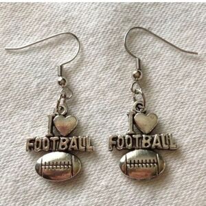 (C1) Football Earrings
